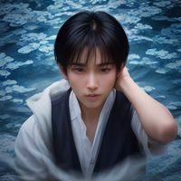 内容合规官坐在办公桌前查看文件，表情专注严谨，办公环境明亮